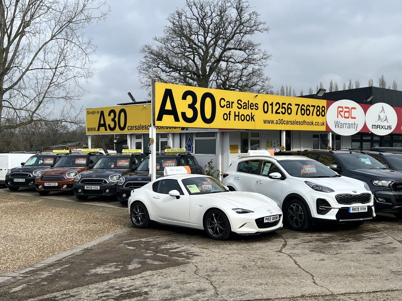 Used car sales hook new arrivals